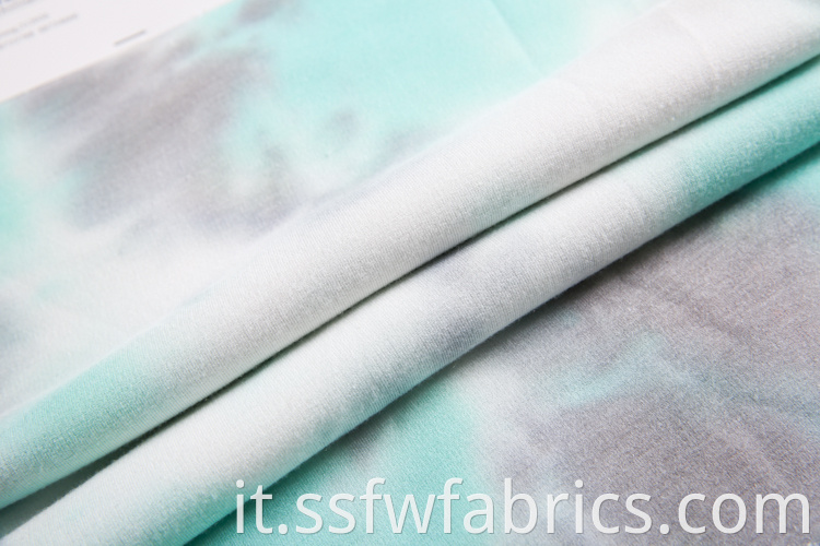 Tie Dye Knitted Fabric